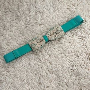 Elasticized accent belt